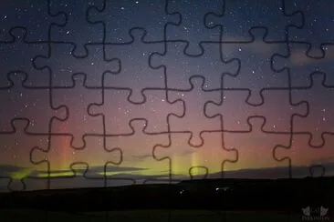 Aurora Borealis Scotland 30th October 2021 jigsaw puzzle