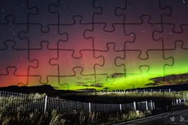 Aurora Borealis Scotland Nov2021 jigsaw puzzle