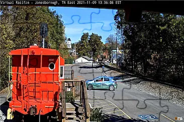 GOOGLE Street View car at Jonesboro,TN/USA (NRHS)