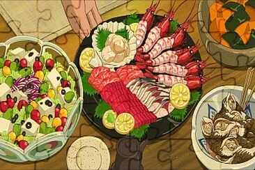 food, miyazaki, anime