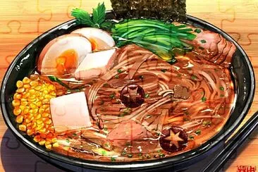 Food you see in anime/cartoons jigsaw puzzle