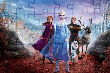 Frozen jigsaw puzzle