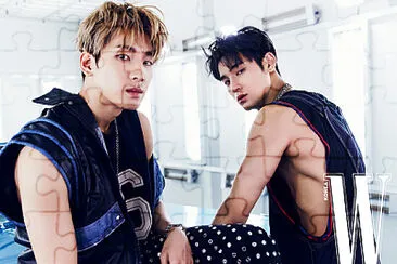 Wonwoo and Mingyu W Korea