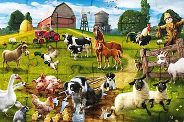 Animais da Fazenda jigsaw puzzle