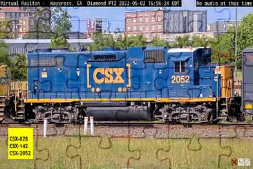 CSX-2052 passing thru Waycross,GA/USA