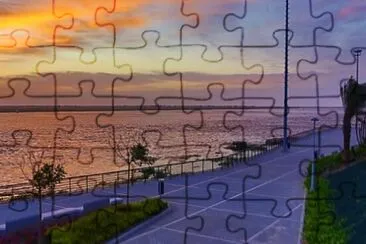 malecon del río jigsaw puzzle