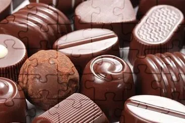 #Chocolate #Bombones #Trufas #Dulces #Postre jigsaw puzzle