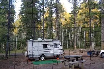 Our campsite at Deer Haven jigsaw puzzle