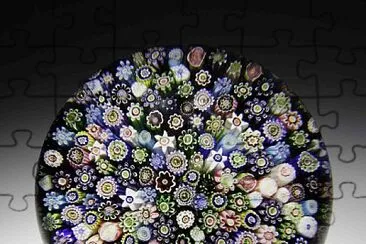 Millefiori jigsaw puzzle