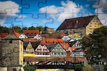 Schwäbisch Hall-Alemania jigsaw puzzle