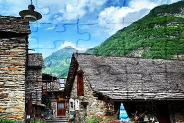 Sonogno-Suiza jigsaw puzzle