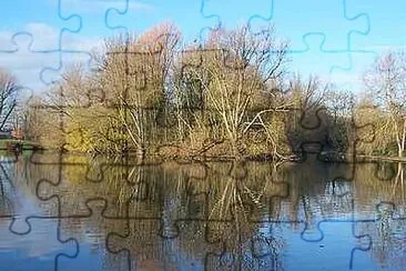 Kirk Hallam Lake jigsaw puzzle