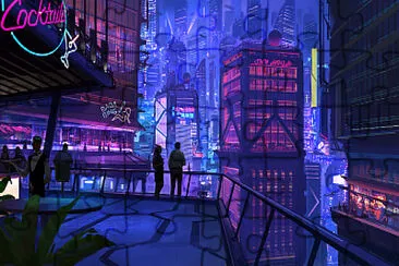 Cyberpunk Landscape