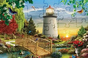 Pres du phare jigsaw puzzle