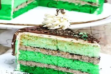 Mint chocolate cake