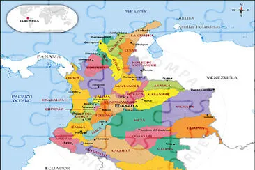 פאזל של MAPA DE COLOMBIA