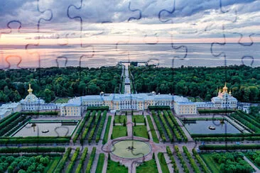 soir sur peterhof