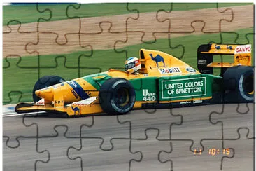 F 1 BENETTON 1992 jigsaw puzzle