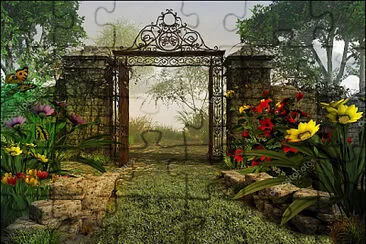 504.- ENTRADA AL LAGO jigsaw puzzle