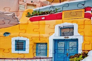 Santorini jigsaw puzzle