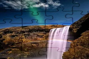 Arco iris, Islandia jigsaw puzzle