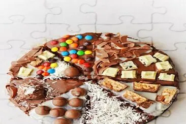 chocolate jigsaw puzzle