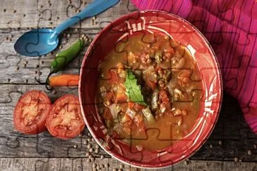 פאזל של Mexican lentil soup